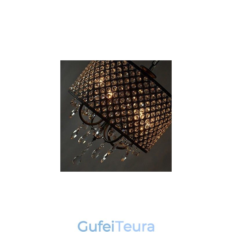 נברשת כרום תוף מודרנית מודרנית