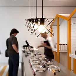 אורות תליון מיני סטייל רטרו מתכת