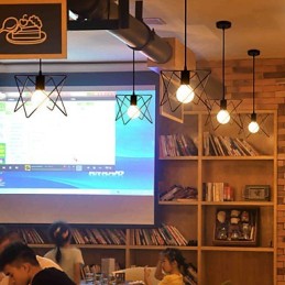 אורות תליון מיני סטייל רטרו מתכת