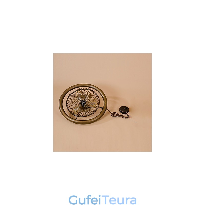 רטרו קלאסי מתכת מנורות מאוורר תקרה מנורות תליון פשוטות בית קפה מנורת תליון