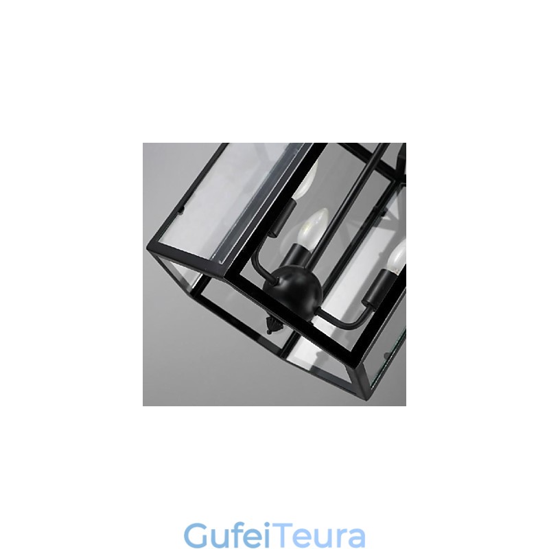 מסורתי קלאסי וינטג רטרו פנס כפרי בסגנון מיני ציור מתכת תליון אור אוכל