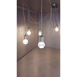 מסורתי קלאסי כפרי לודג' בציר רטרו פנס תוף מדינה גלובוס מיני סגנון ציור זכוכית תליון אור