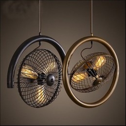 Retro Industrial Wind מנורת תליון מנורה בסגנון אמריקאי