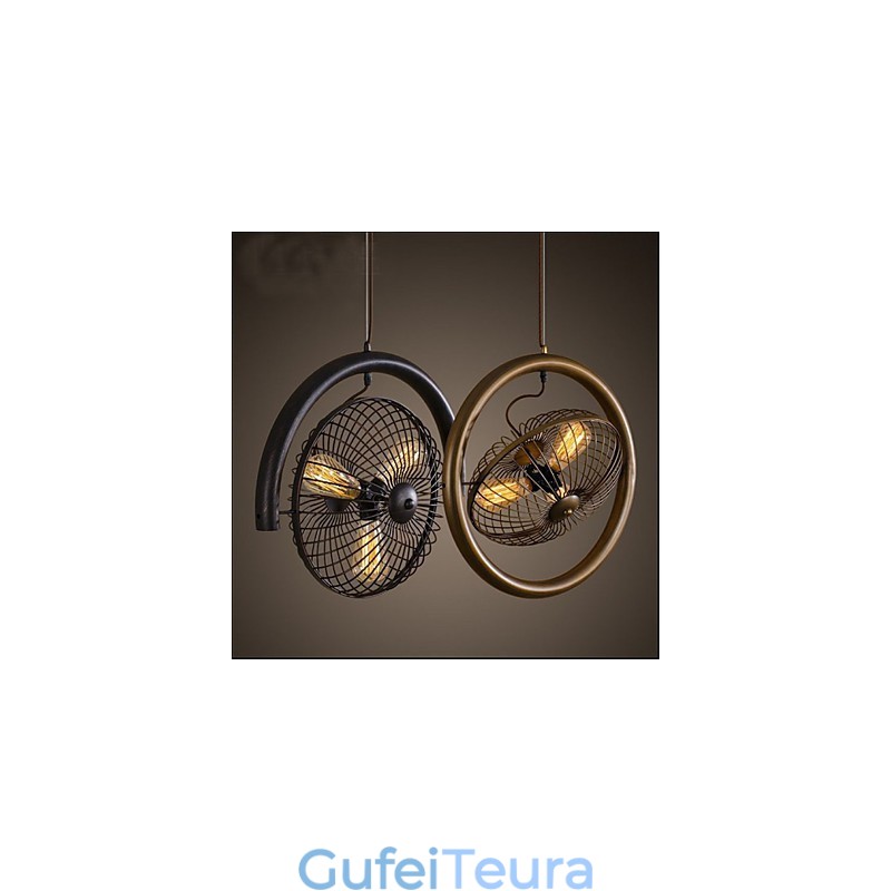 Retro Industrial Wind מנורת תליון מנורה בסגנון אמריקאי