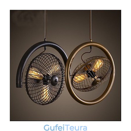 Retro Industrial Wind מנורת תליון מנורה בסגנון אמריקאי