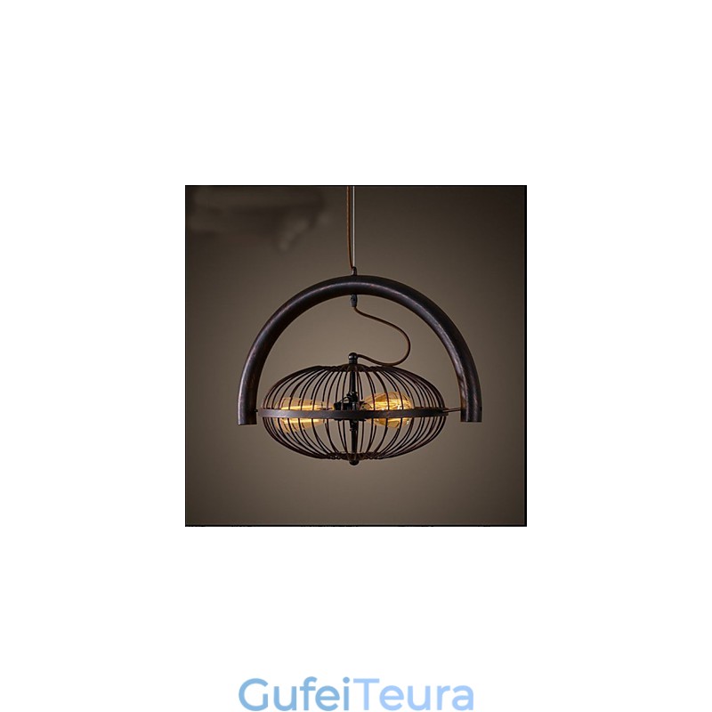 Retro Industrial Wind מנורת תליון מנורה בסגנון אמריקאי