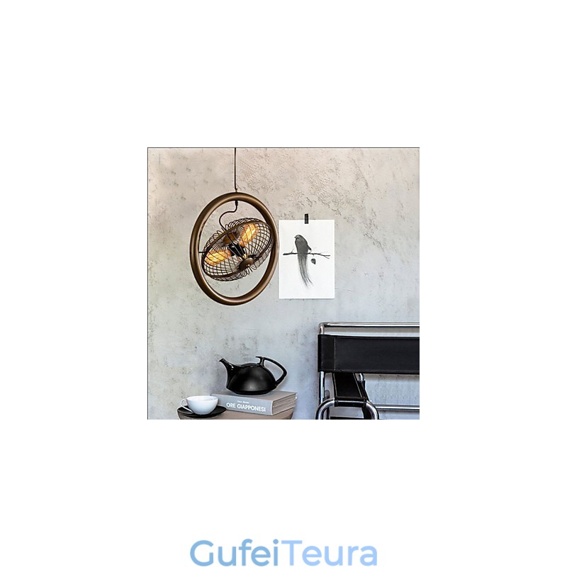 Retro Industrial Wind מנורת תליון מנורה בסגנון אמריקאי