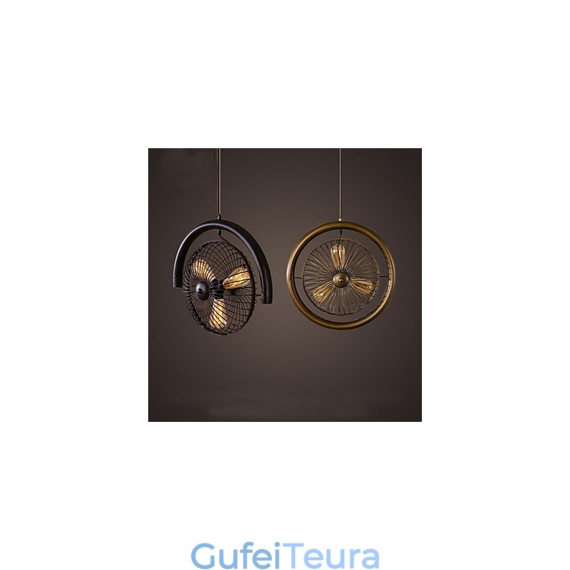 Retro Industrial Wind מנורת תליון מנורה בסגנון אמריקאי