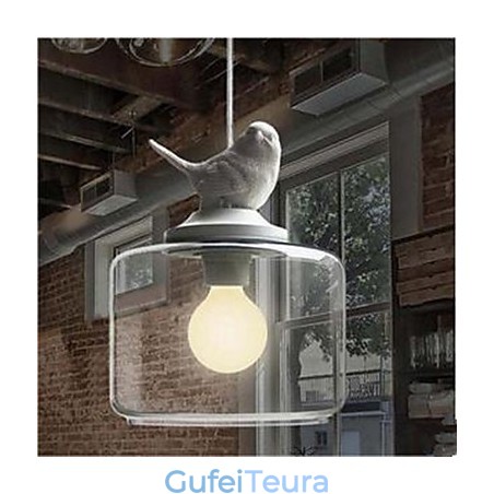 ראש יחיד זכוכית ציפורים Droplight