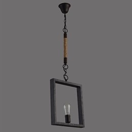 תליון Rustic Lodge Vintage רטרו אוכל חנות קניות מתכת