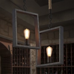 תליון Rustic Lodge Vintage רטרו אוכל חנות קניות מתכת