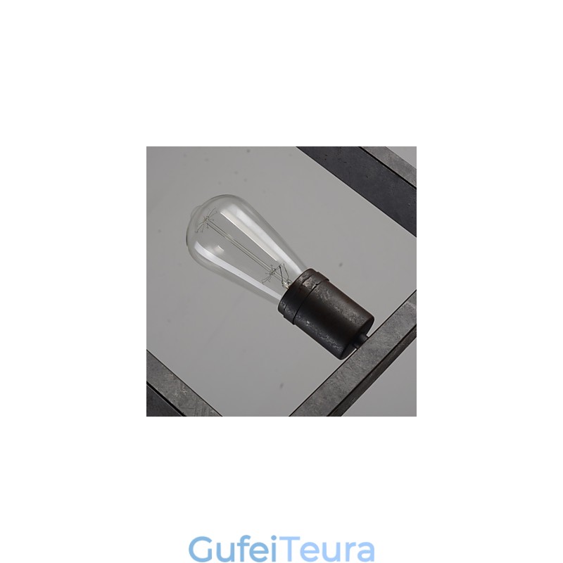 תליון Rustic Lodge Vintage רטרו אוכל חנות קניות מתכת