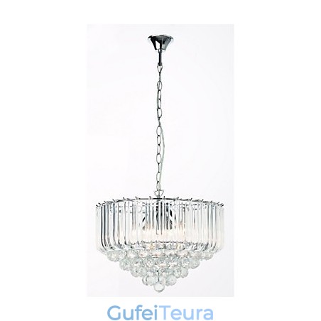 נברשת מודרנית בסגנון קריסטל אקריליק 5 נורות