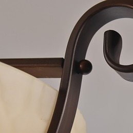 כפרי לודג' וינטג' מיני סגנון ציור מתכת אור תליון