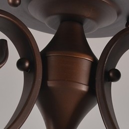 כפרי לודג' וינטג' מיני סגנון ציור מתכת אור תליון