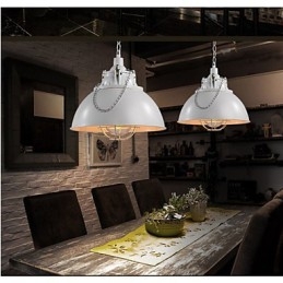 מנורת ברזל מתכת Single Head Pot Chandelier