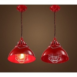 מנורת ברזל מתכת Single Head Pot Chandelier