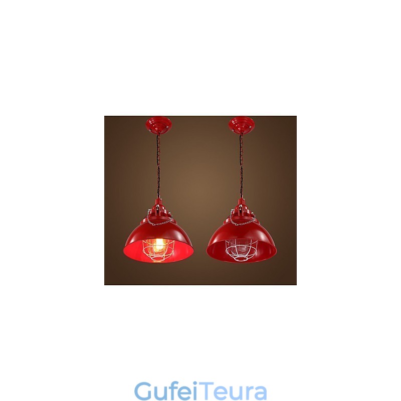 מנורת ברזל מתכת Single Head Pot Chandelier