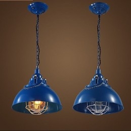 מנורת ברזל מתכת Single Head Pot Chandelier
