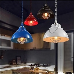 מנורת ברזל מתכת Single Head Pot Chandelier