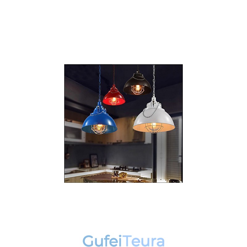 מנורת ברזל מתכת Single Head Pot Chandelier