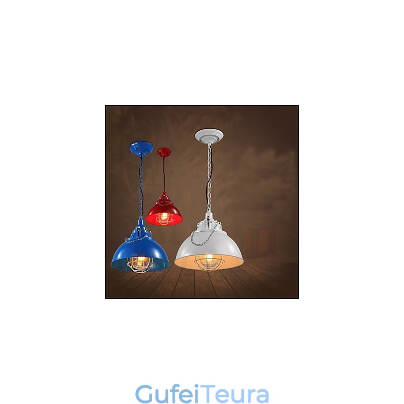 מנורת ברזל מתכת Single Head Pot Chandelier