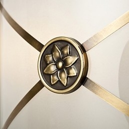 משפחת אורות תקרת נחושת בעיצוב מודרני עכשווי דקורטיבי