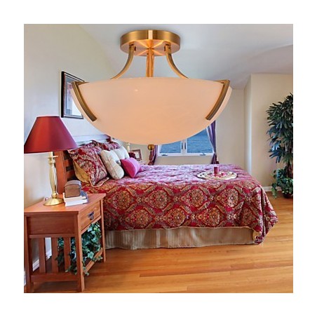 כפרי לודג' וינטג' מיני סגנון ציור מתכת אור תליון