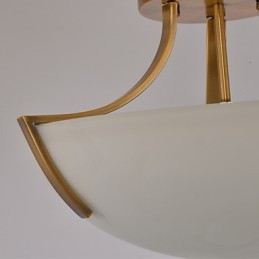 כפרי לודג' וינטג' מיני סגנון ציור מתכת אור תליון