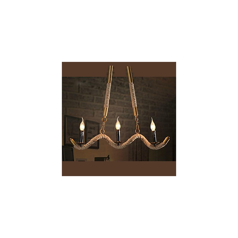 תאורת תליון מתכת מצופה אלקטרו, מסורתית קלאסית וינטג' רטרו פנס