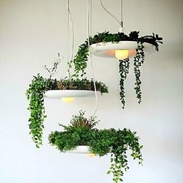 אלומיניום Droplight Nordic Creative חוזה שמיים מנורות גן ופנסים מדליקים ללא אדמה צמח