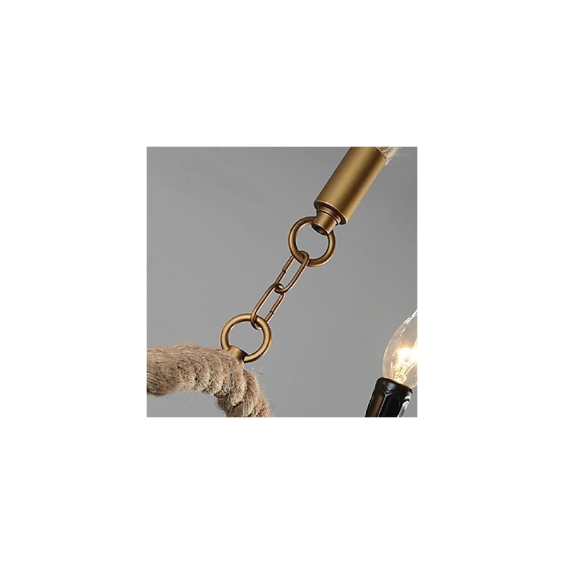 תאורת תליון מתכת מצופה אלקטרו, מסורתית קלאסית וינטג' רטרו פנס