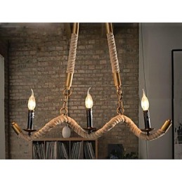 תאורת תליון מתכת מצופה אלקטרו, מסורתית קלאסית וינטג' רטרו פנס