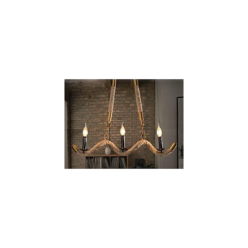 תאורת תליון מתכת מצופה אלקטרו, מסורתית קלאסית וינטג' רטרו פנס