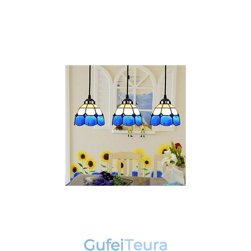 מנורות ופנסים של אהיל זכוכית Droplight עם חוזה אירופאי של הים התיכון