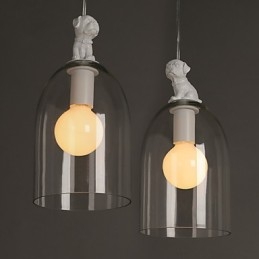 הכלב המצויר Droplight Taipei Rural Glass Individuality Creative Small Droplight מנורה