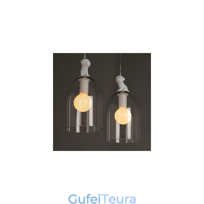 הכלב המצויר Droplight Taipei Rural Glass Individuality Creative Small Droplight מנורה