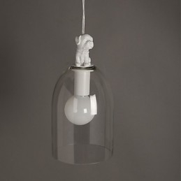 הכלב המצויר Droplight Taipei Rural Glass Individuality Creative Small Droplight מנורה