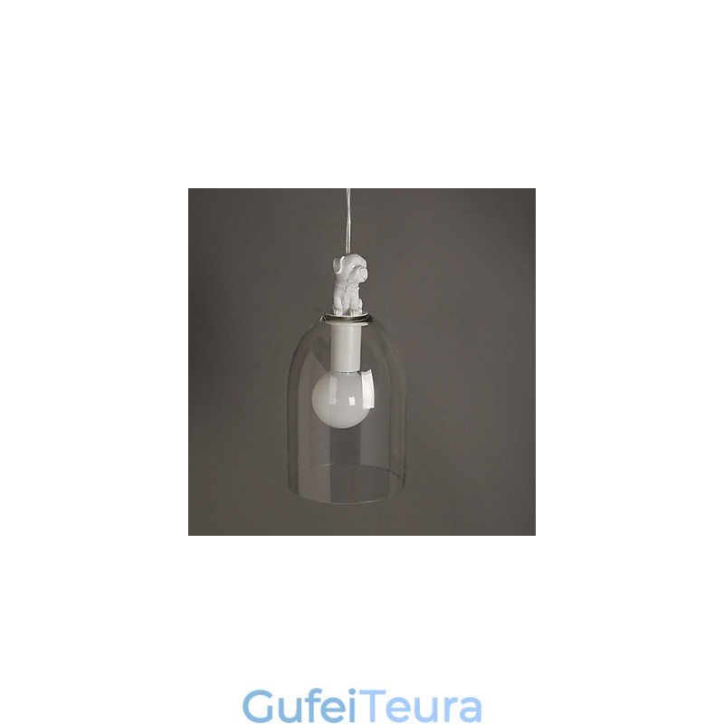 הכלב המצויר Droplight Taipei Rural Glass Individuality Creative Small Droplight מנורה