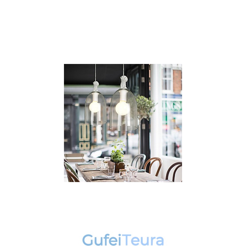 הכלב המצויר Droplight Taipei Rural Glass Individuality Creative Small Droplight מנורה