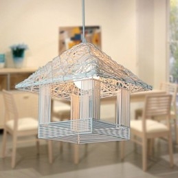 קן הציפור של הכלוב אמנות Cany Art ראש יחיד מנורת טיפה קטנה