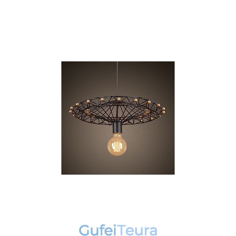 רטרו קלאסי מתכת אורות תקרה פשוט מנורות תליון בית קפה מנורת תליון