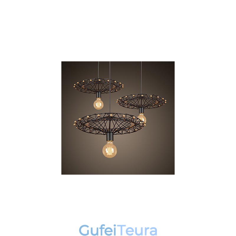 רטרו קלאסי מתכת אורות תקרה פשוט מנורות תליון בית קפה מנורת תליון