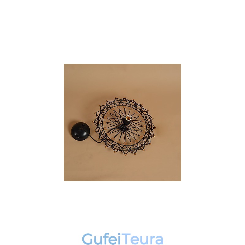 רטרו קלאסי מתכת אורות תקרה פשוט מנורות תליון בית קפה מנורת תליון