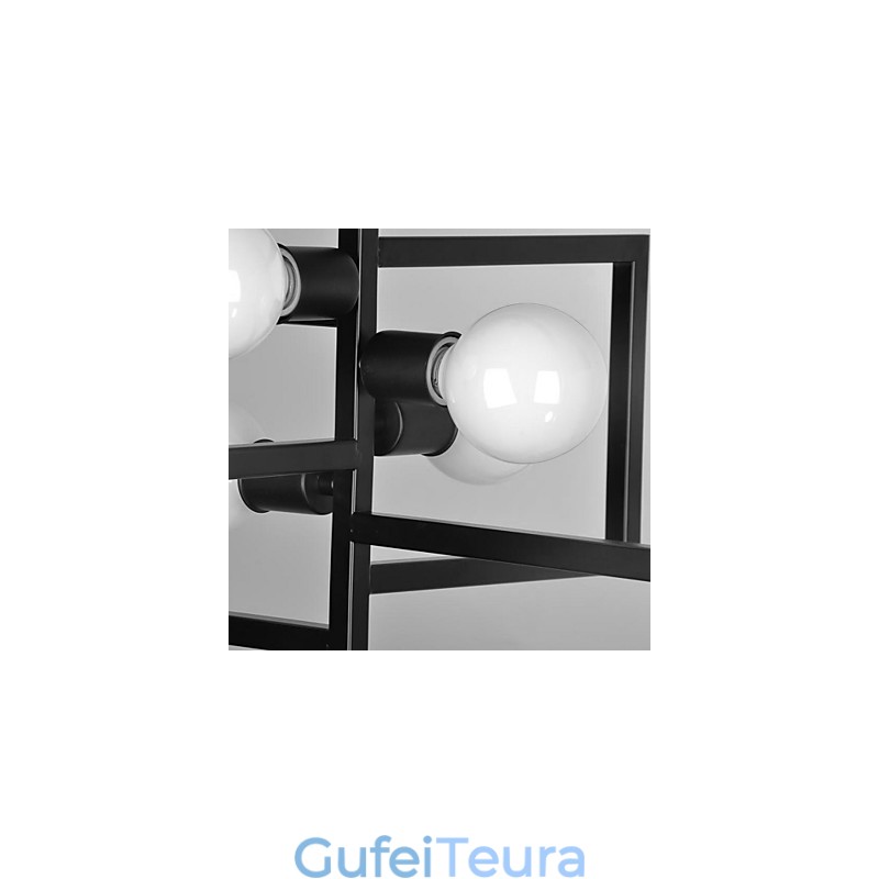 ציור כפרי וינטג' מוסך אור תליון מתכת