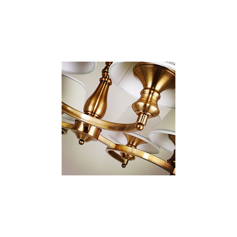 נברשת מתכת אלקטרולית בסגנון כפרי לודג' וינטג' מיני