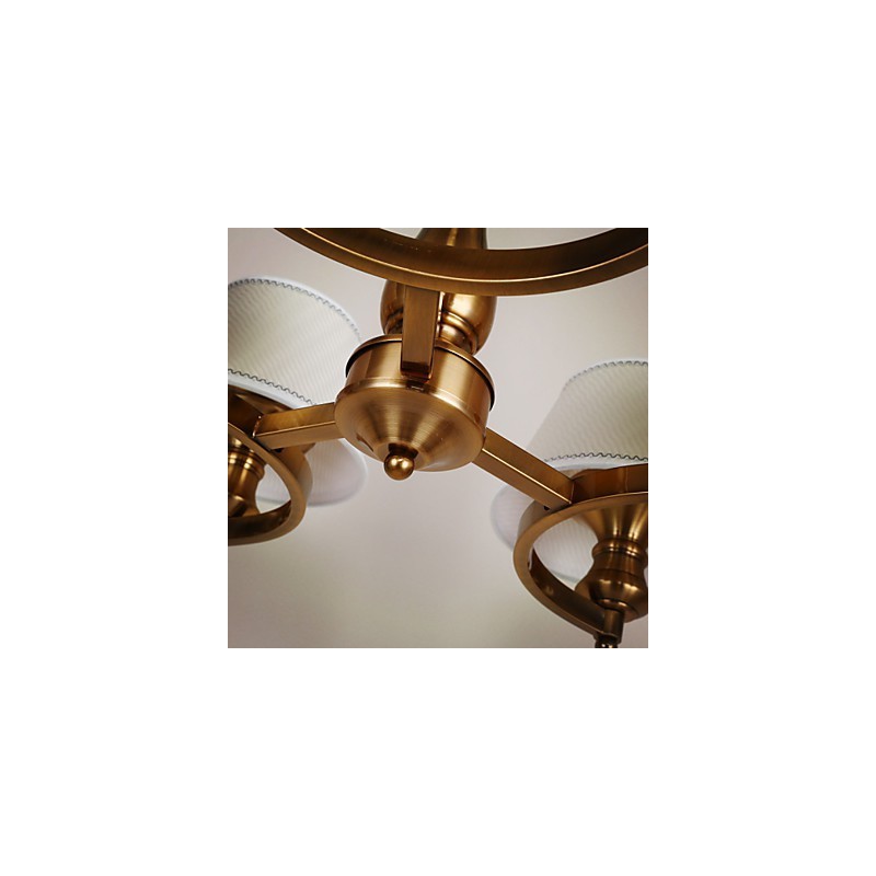 נברשת מתכת אלקטרולית בסגנון כפרי לודג' וינטג' מיני