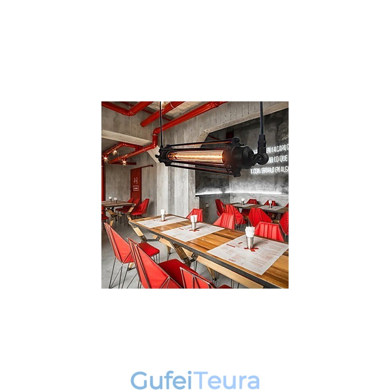 לופט תליון נברשת רטרו מנורת וינטג' קלאסית אור מתכת מדינה