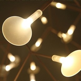 מעצבי מדינה נברשת מתכת פליז עתיקה