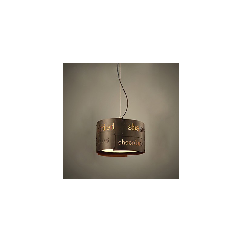 LOFT מודרני אופנה נורדית אמנות יצירתית תליון בד מנורת בית קפה מנורת תליון אור קוטר 35 ס"מ